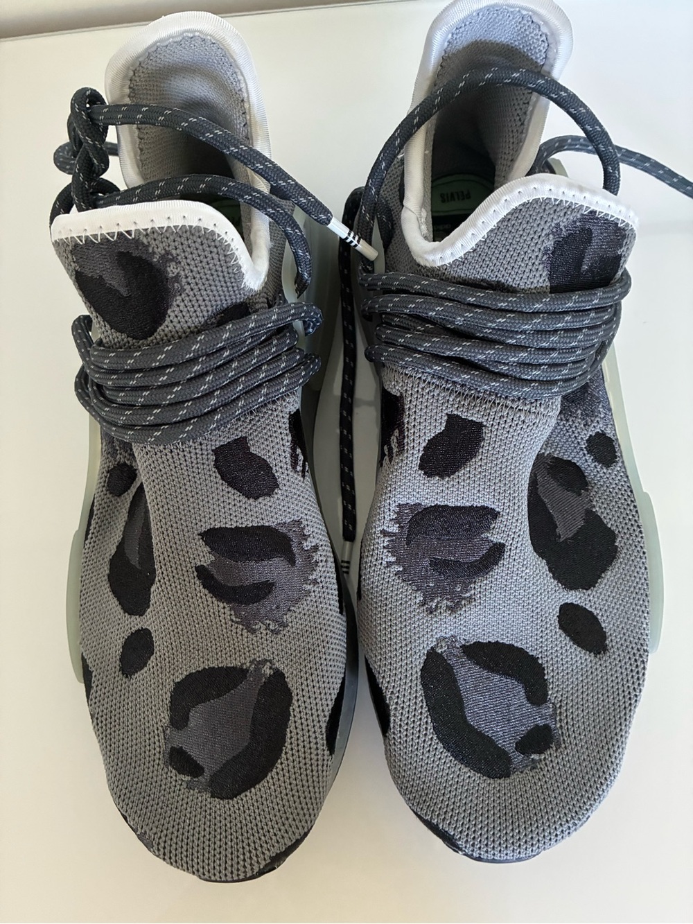 Adidas Pharrell Williams Human Race Animal Print Sneakers Mens US Size 7 NWOB